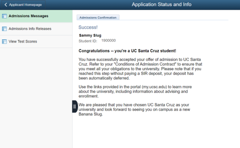 MyUCSC Portal Guide University of California Santa Cruz